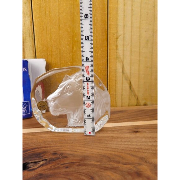 Cristal D'Arques Lion Paperweight - Picture 3 of 10